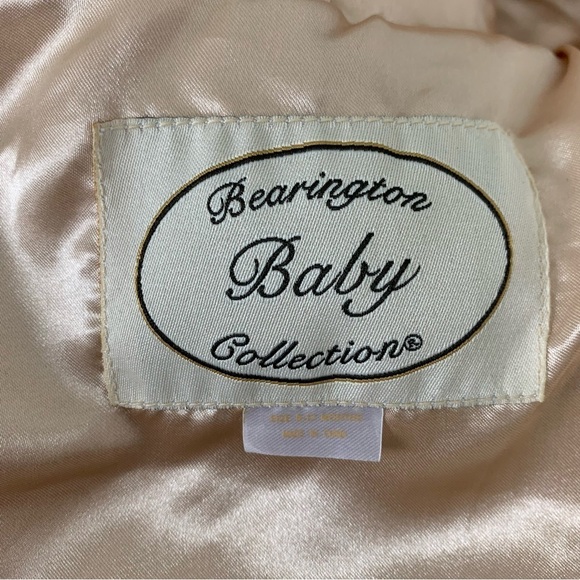 Bearington Baby Collection Faux Fur Animal Print Jacket Size 6-12 Mos Tail Coat - Picture 3 of 16